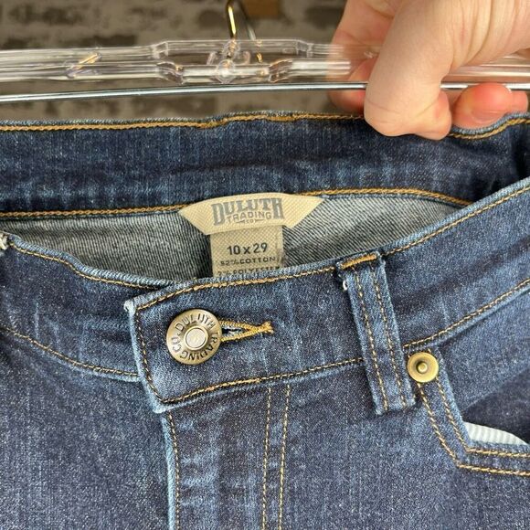 Duluth Trading | women denim jeans straight leg - Picture 3 of 9